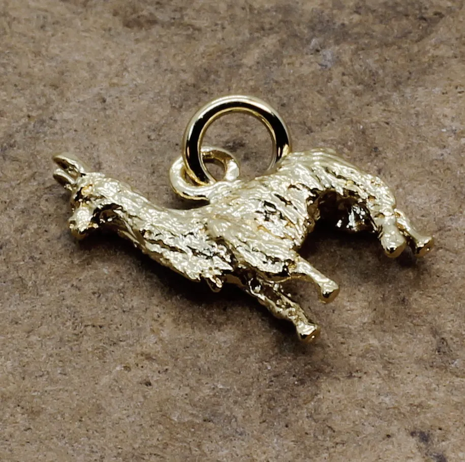 14kt. Gold Vermeil Suri Alpaca Charm