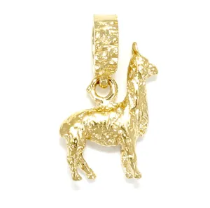 14kt Gold Vermeil Suri Alpaca Slide Charm