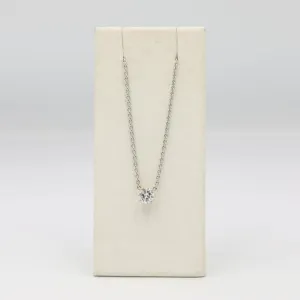 14kw .23ct Floating Diamond Necklace
