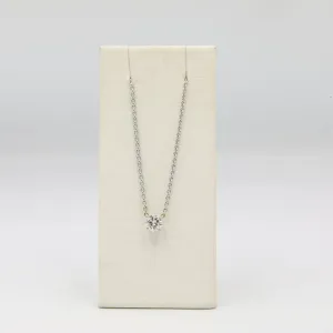 14kw .37ct Floating Diamond Necklace
