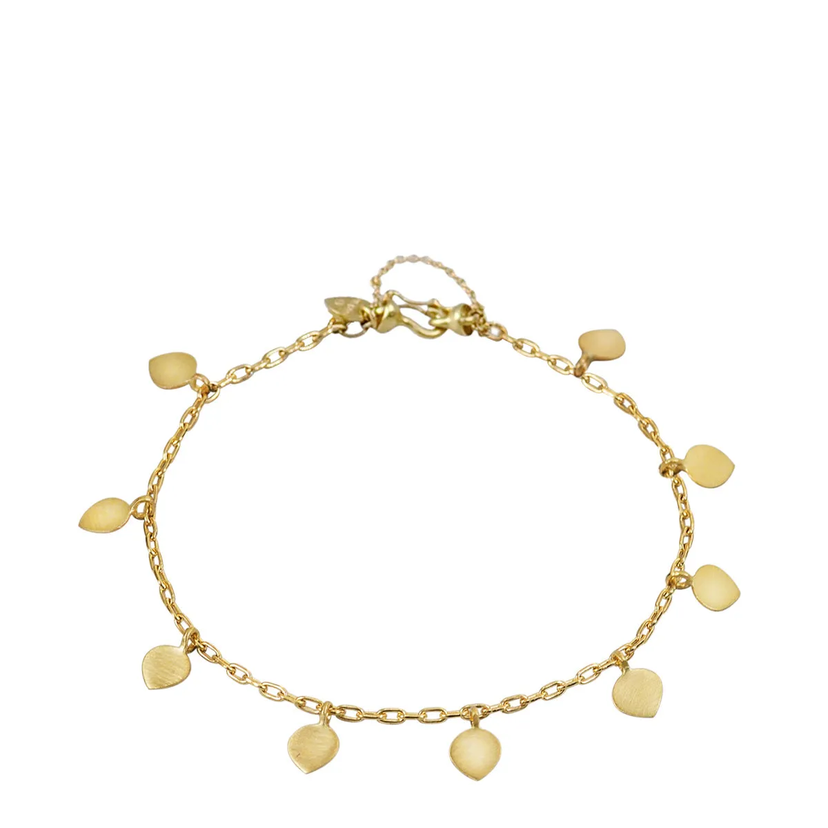 18K Gold Lotus Petal Bracelet