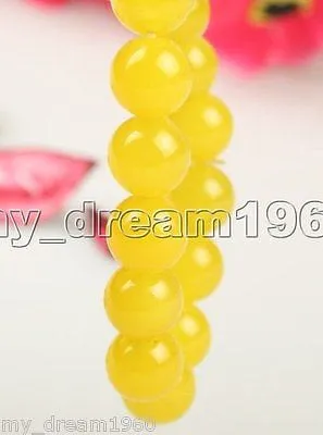 190 mm/7.5 in-Certified Natural Emerald Jade Beads Stretchy Bracelet