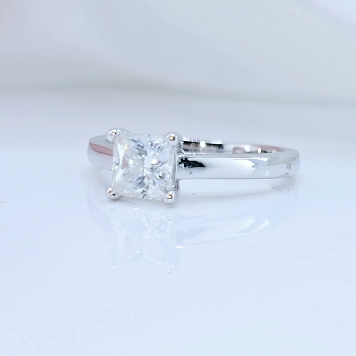 2 Carat Princess Cut Diamond Classic Engagement Ring