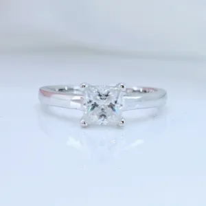 2 Carat Princess Cut Diamond Classic Engagement Ring