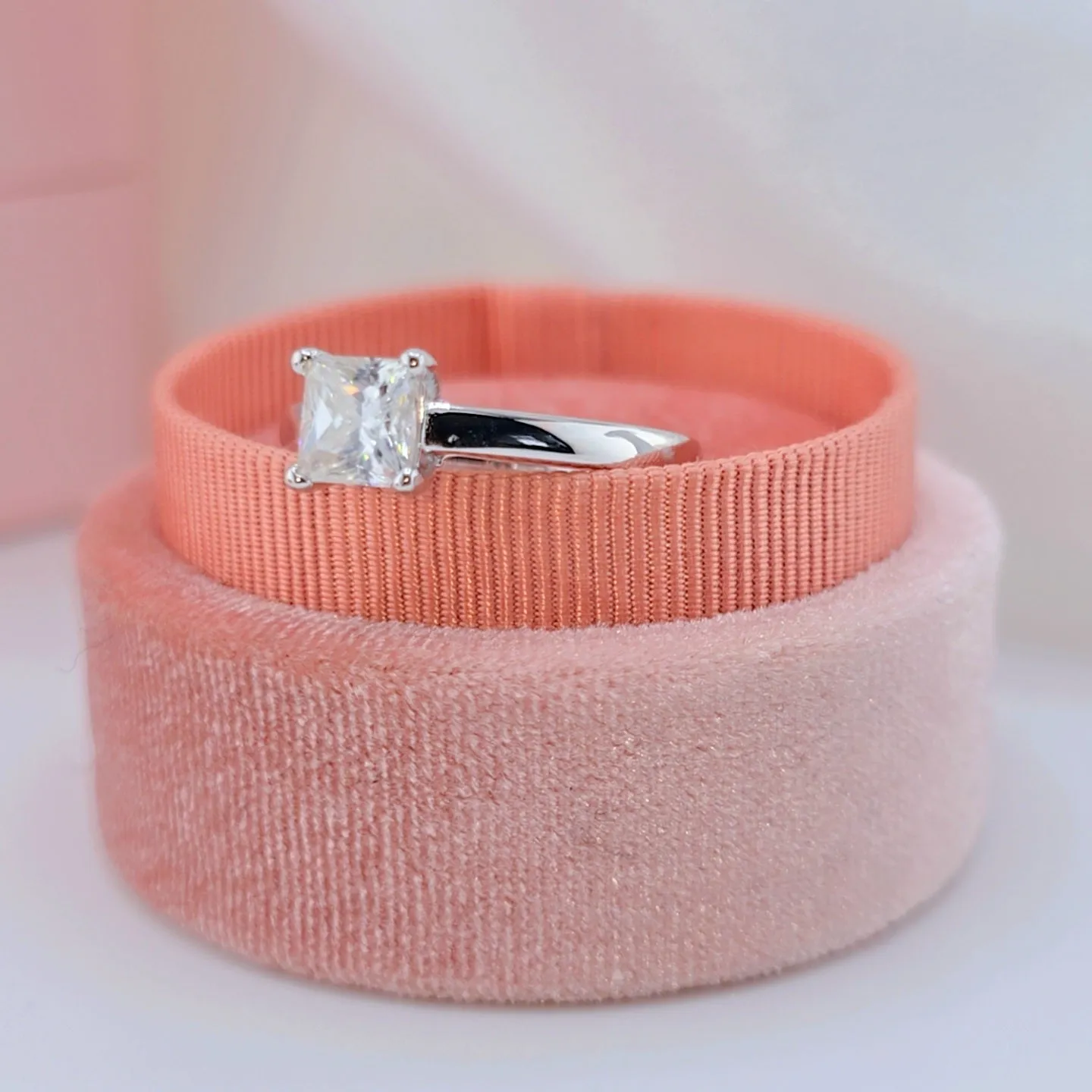 2 Carat Princess Cut Diamond Classic Engagement Ring