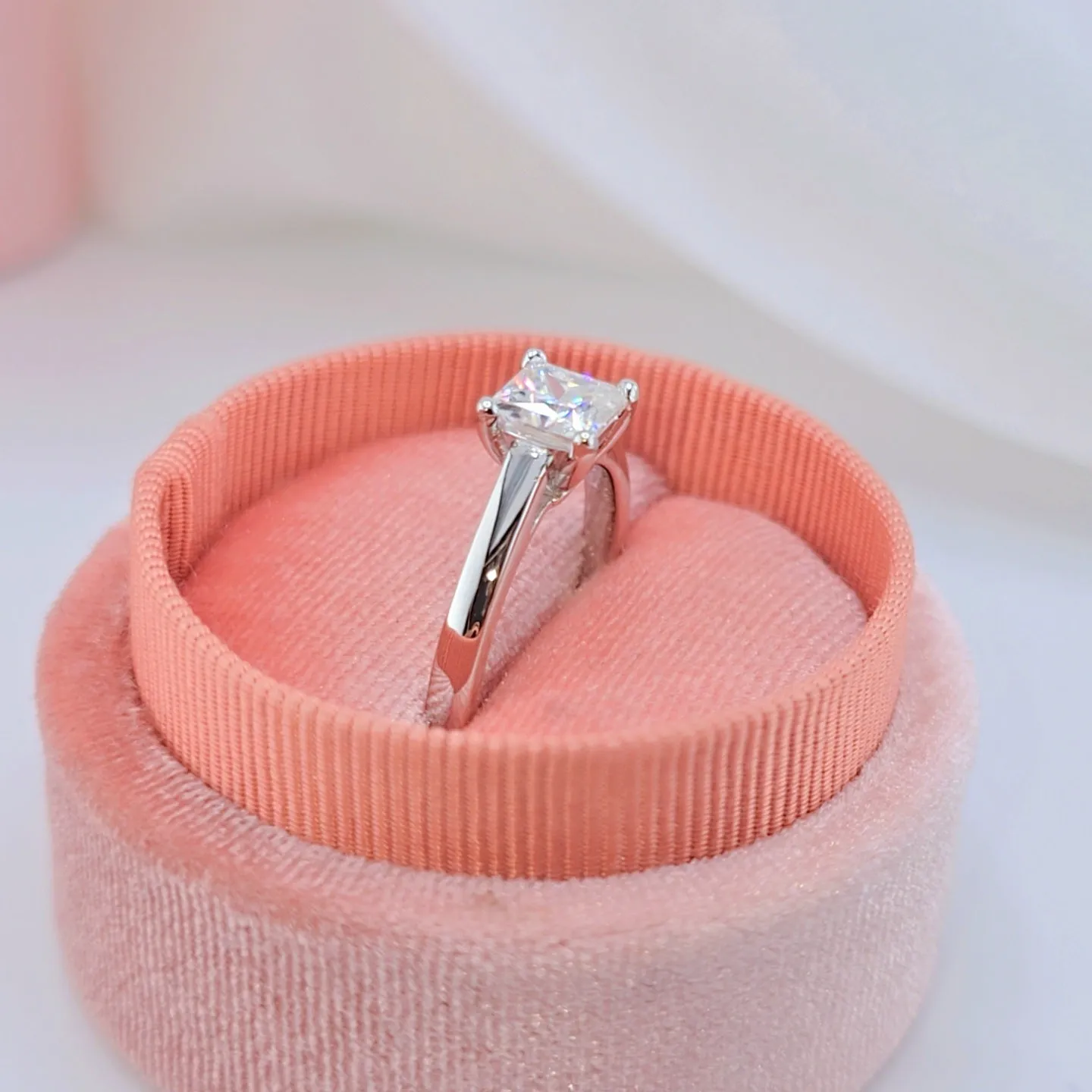 2 Carat Princess Cut Diamond Classic Engagement Ring