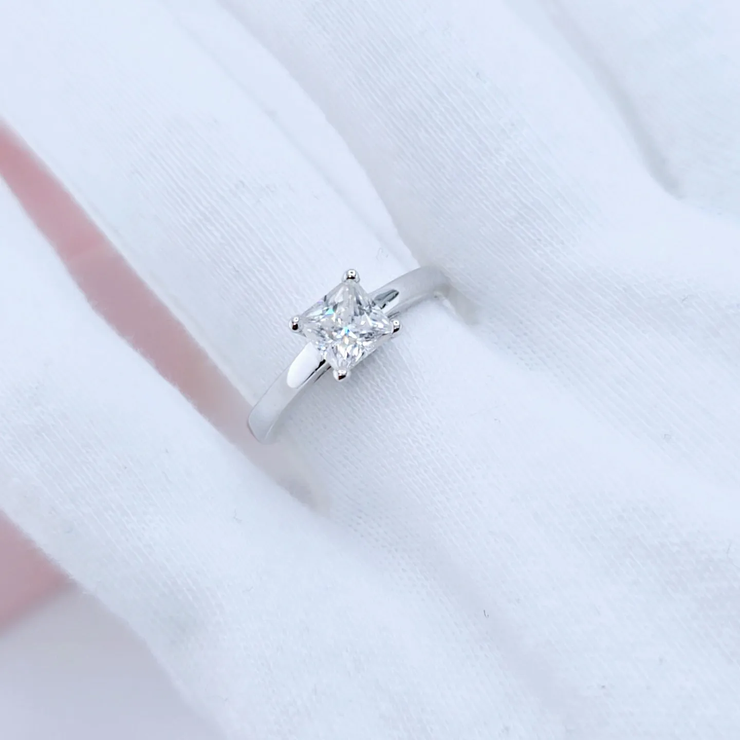 2 Carat Princess Cut Diamond Classic Engagement Ring