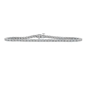 2.00ctw Natural Diamond Tennis Bracelet in 14k White Gold (J-K, I1-I2)