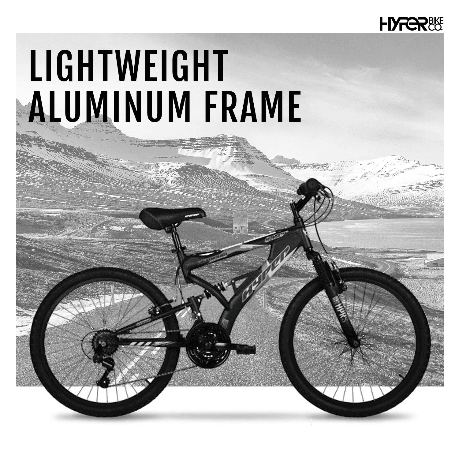 24" Men's Havoc Mountain Bike, Black