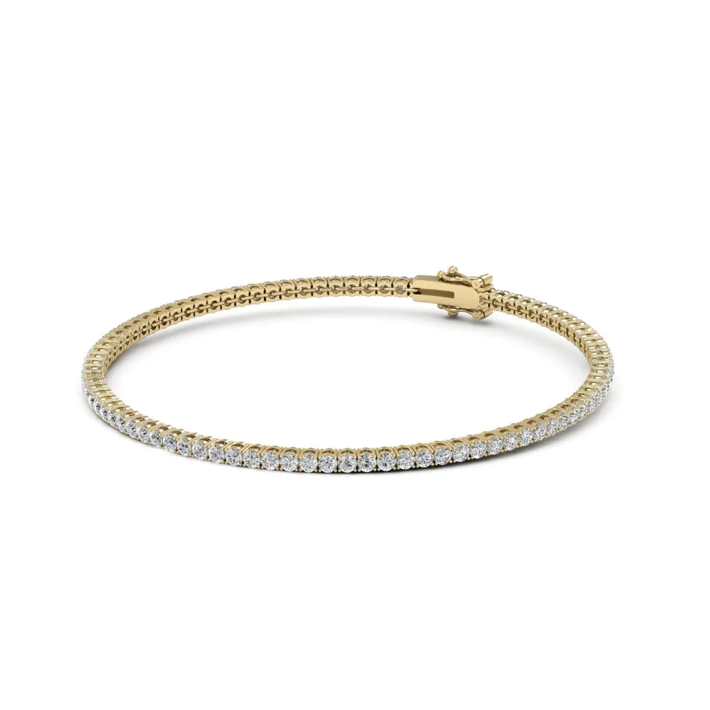 2.50 CTS DEW Moissanite Diamond Bracelet