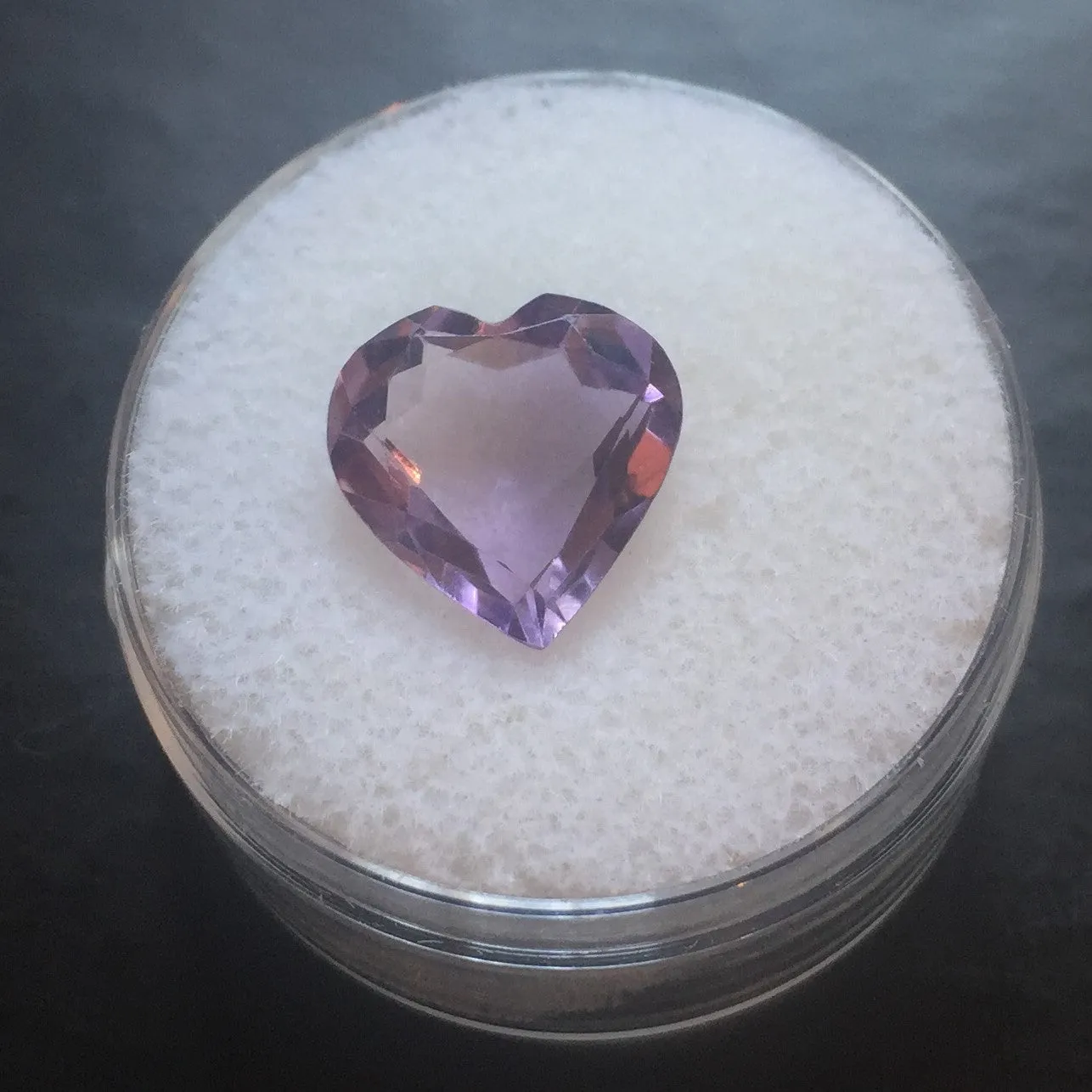 2.89 ct HEART SHAPED AMETHYST