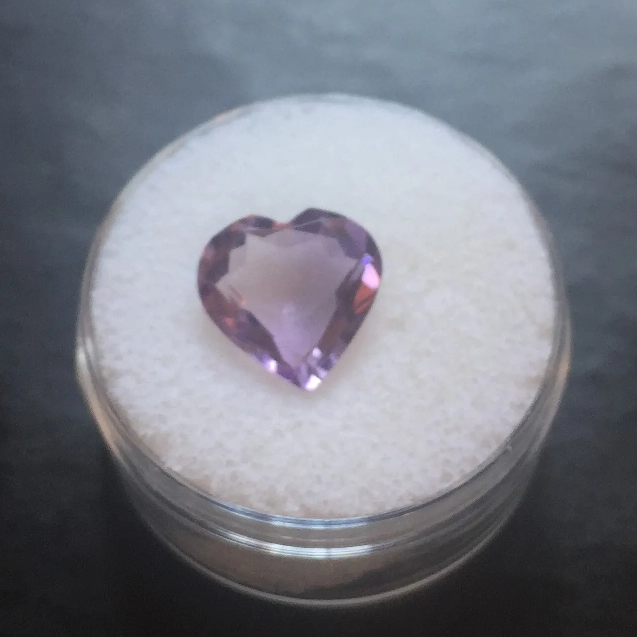 2.89 ct HEART SHAPED AMETHYST