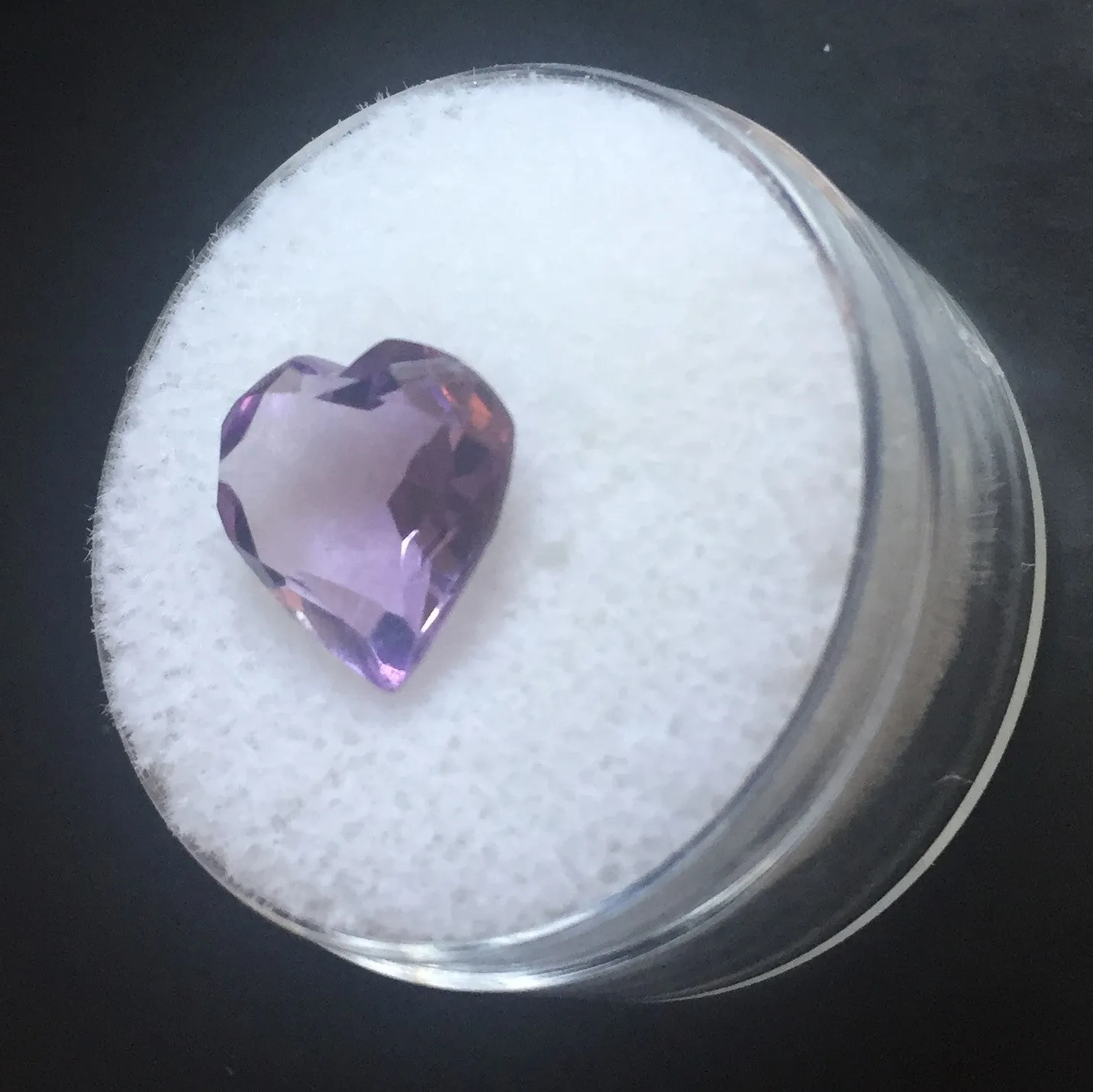 2.89 ct HEART SHAPED AMETHYST