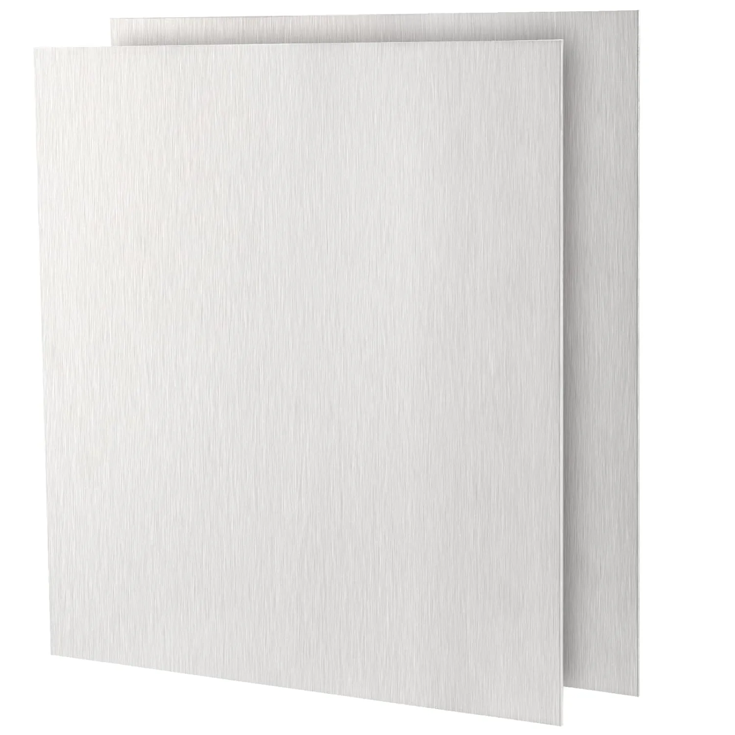 2PCS 12x12x1/16 inch Aluminum Sheet,6061 T6 Aluminum Plates with Protective Film