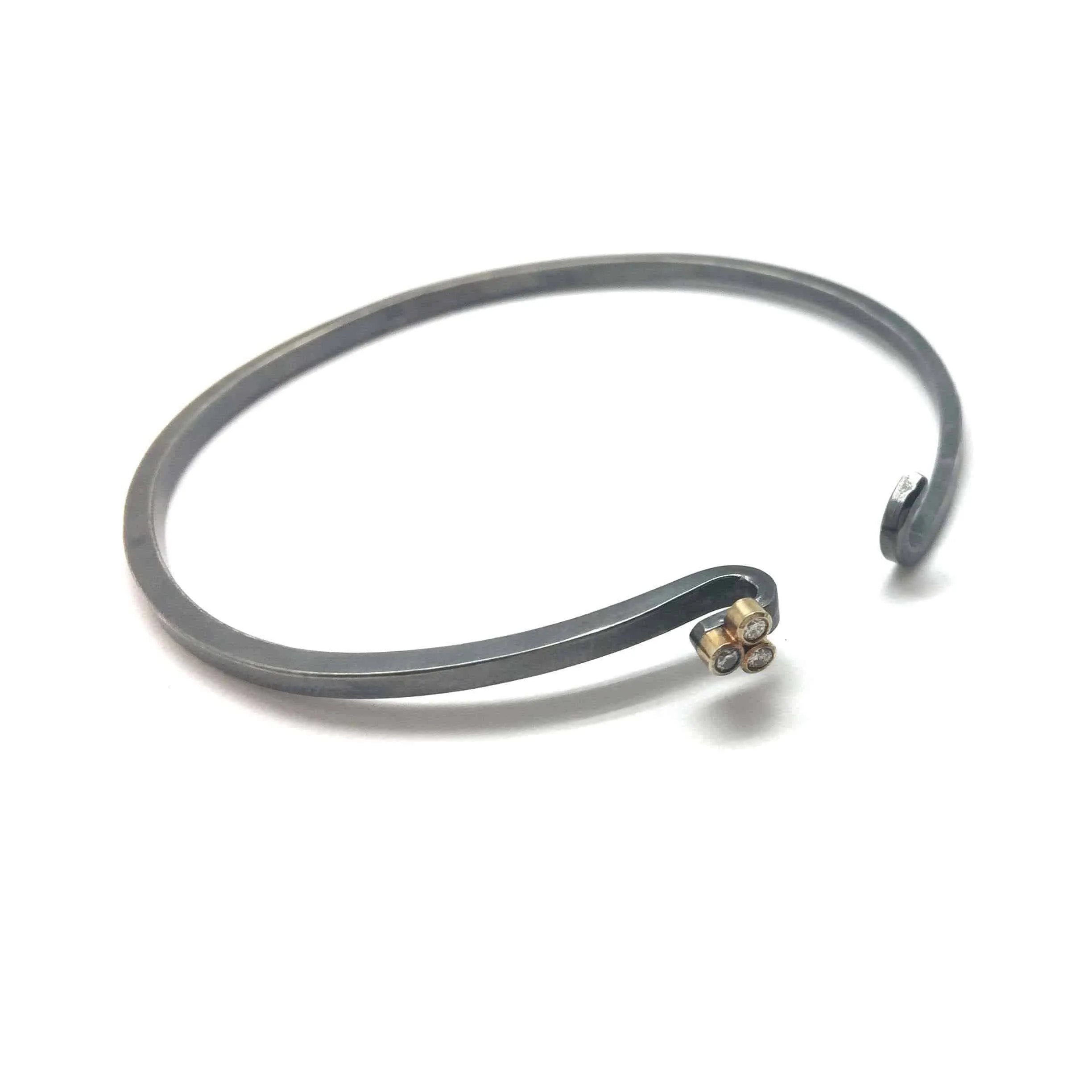 3 Diamond Hook Bracelet