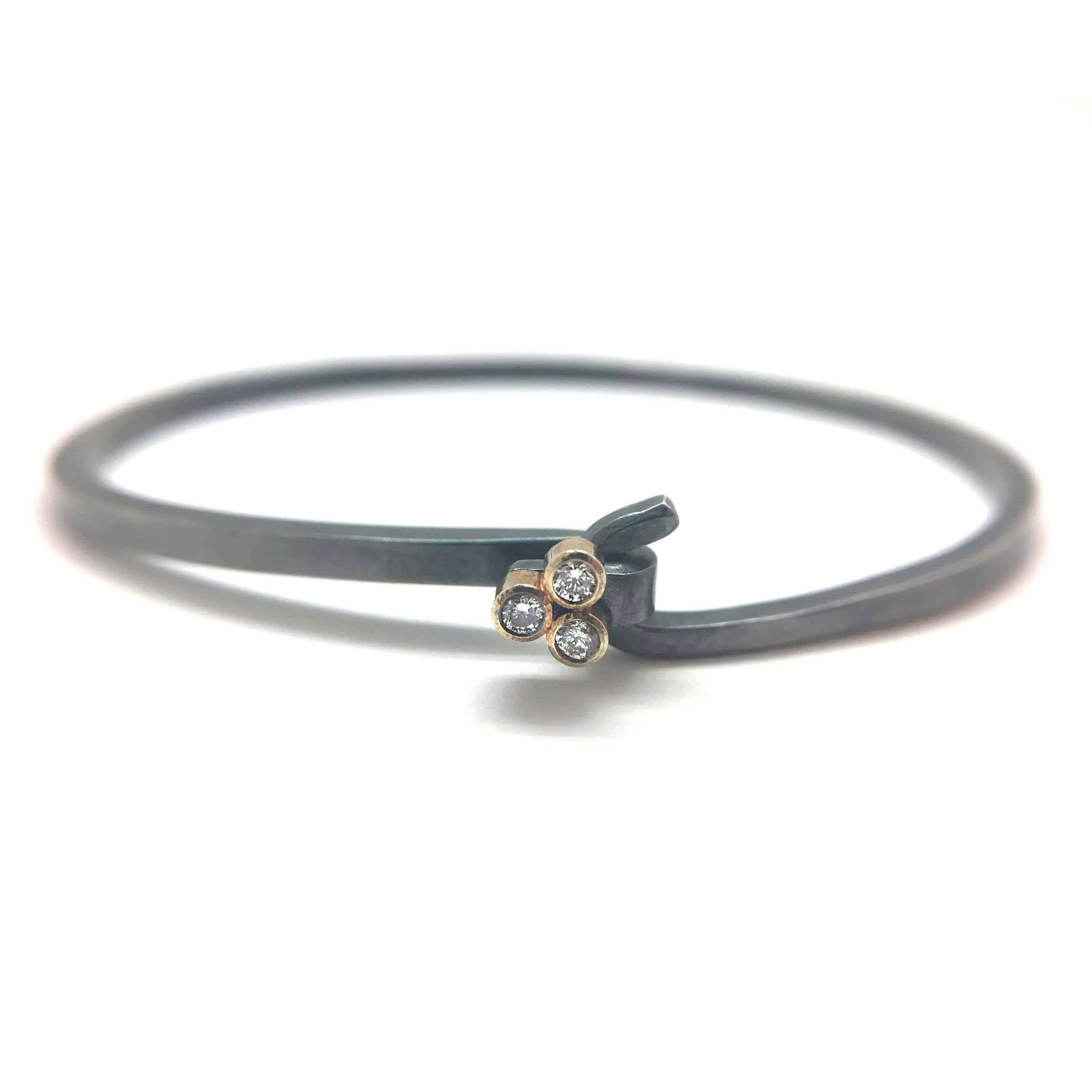 3 Diamond Hook Bracelet