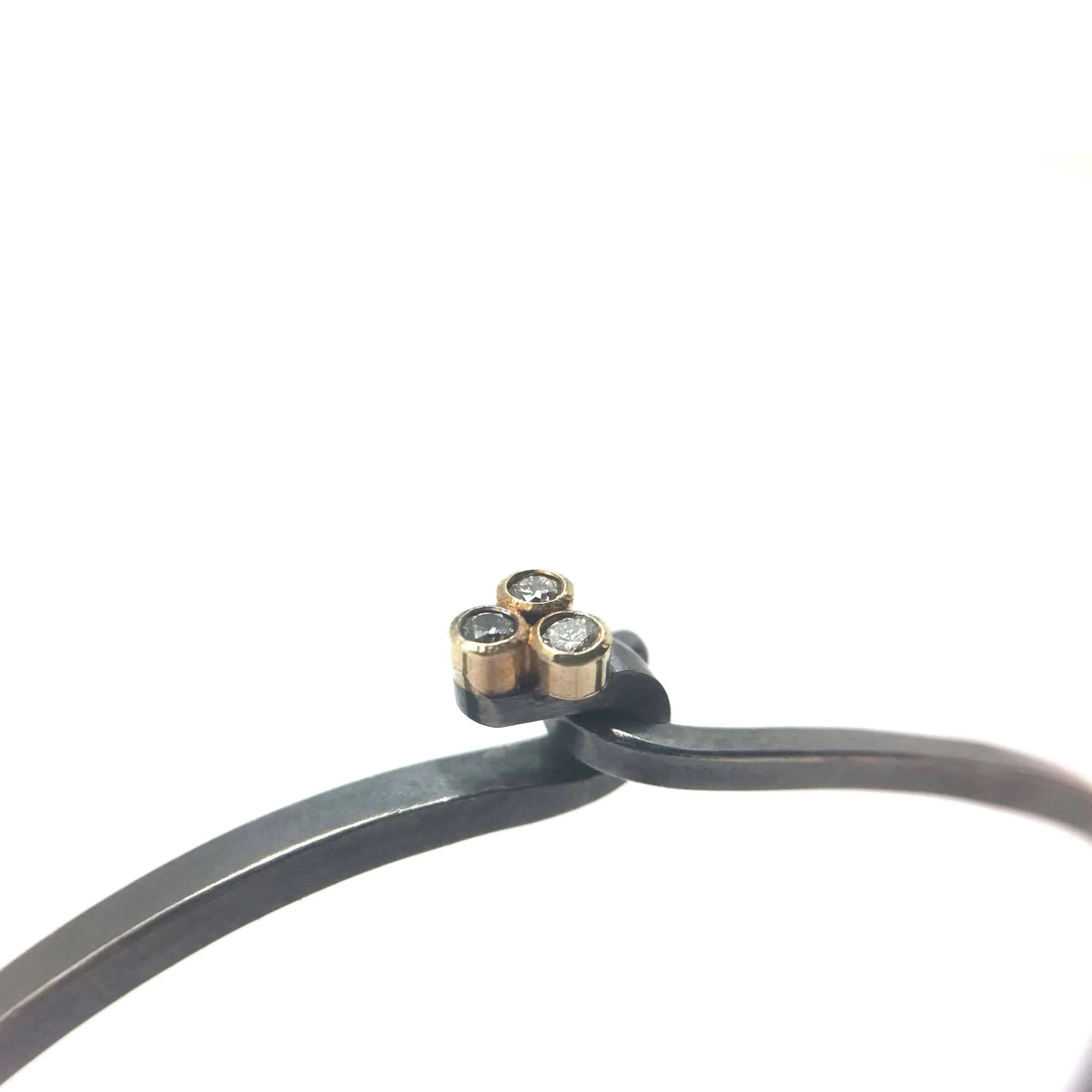 3 Diamond Hook Bracelet