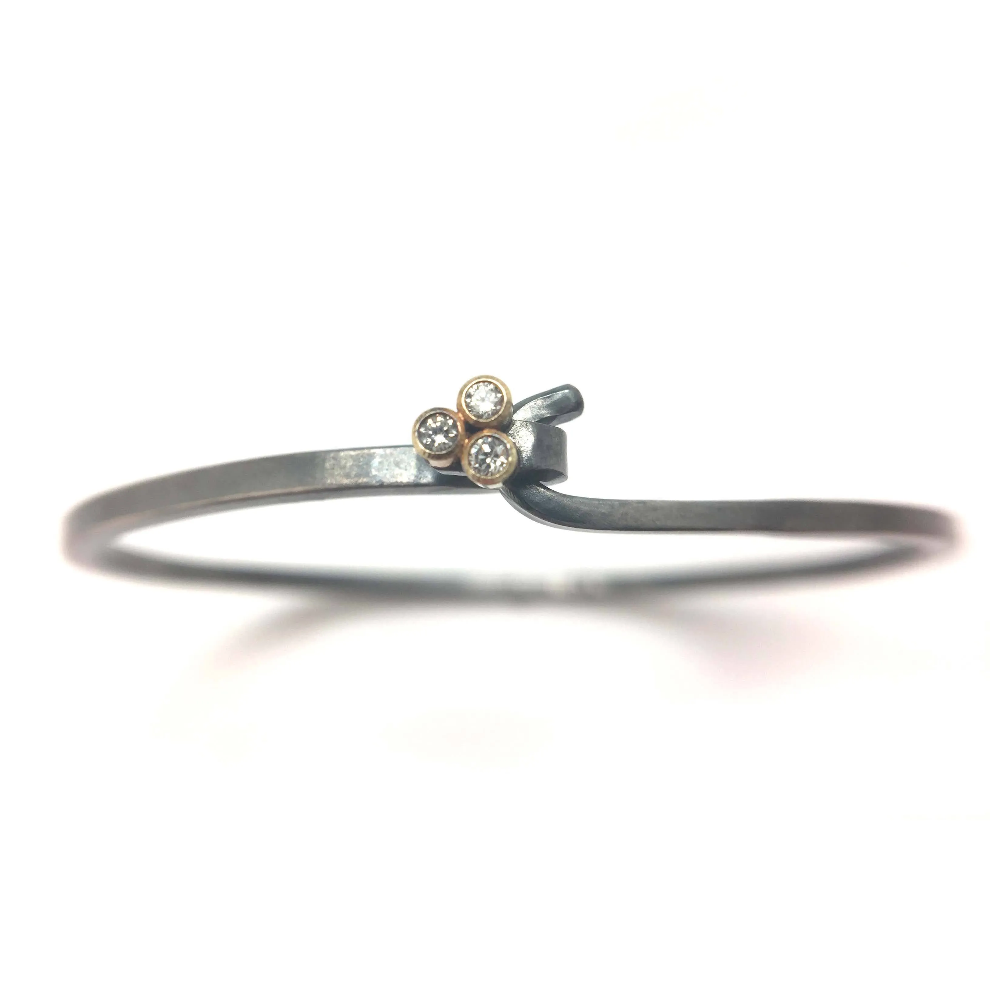 3 Diamond Hook Bracelet