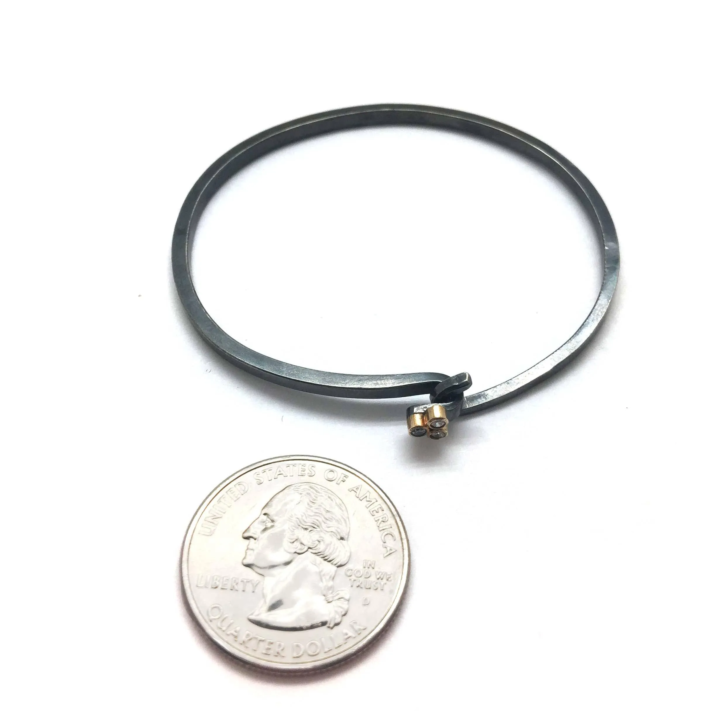 3 Diamond Hook Bracelet