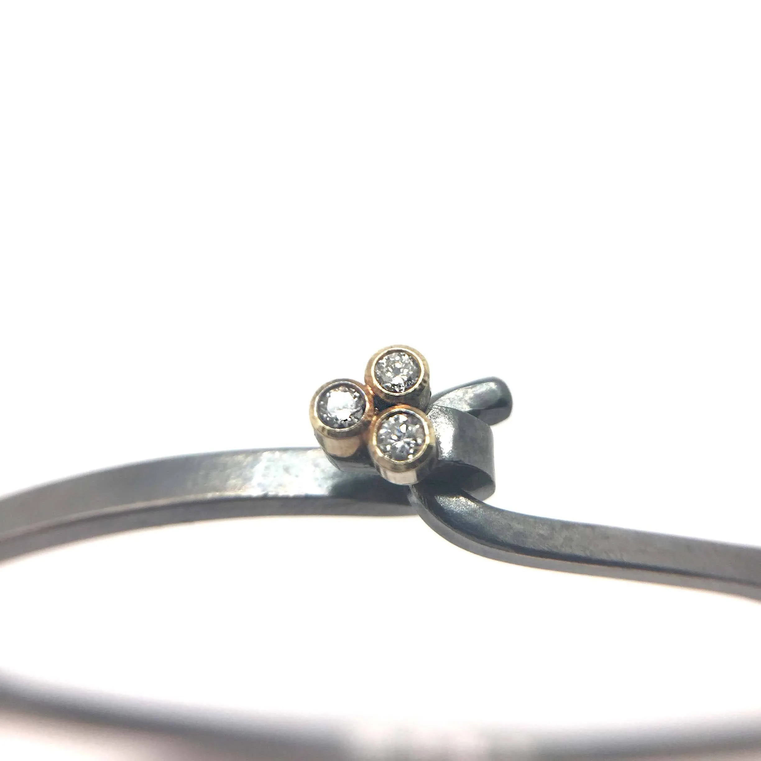 3 Diamond Hook Bracelet