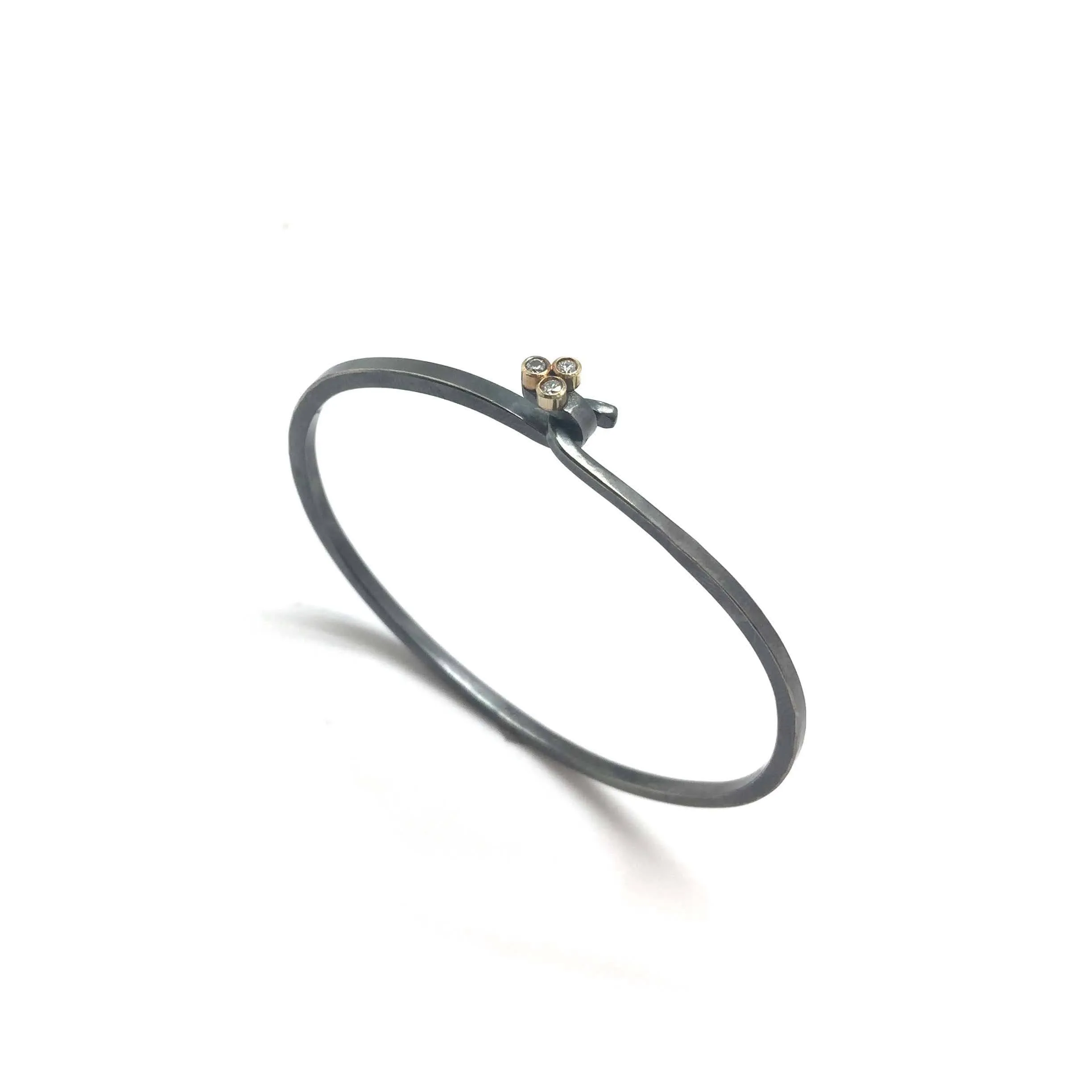 3 Diamond Hook Bracelet