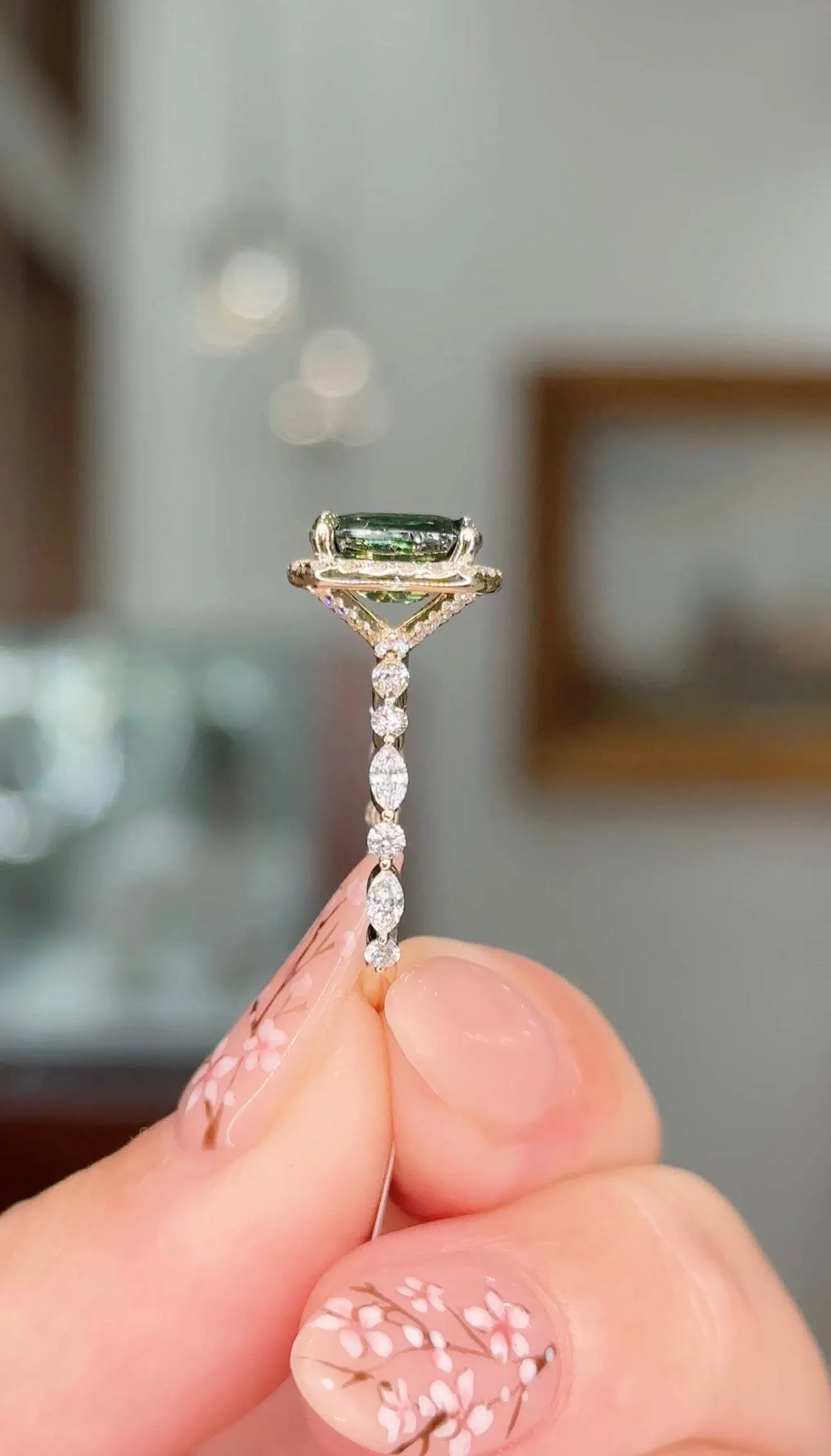 3.02ct Green Sapphire Emily