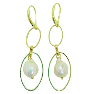 336-01-G | LOOP CHAIN EARRINGS IN GOLD