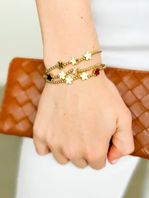 3MM Flower Beads Bracelet