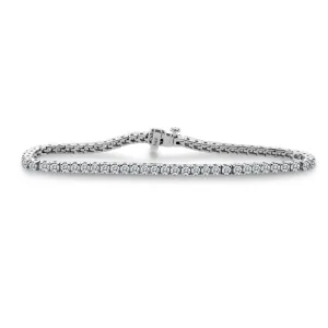5.00ctw Natural Diamond Tennis Bracelet in 14k White Gold (J-K, I1-I2)