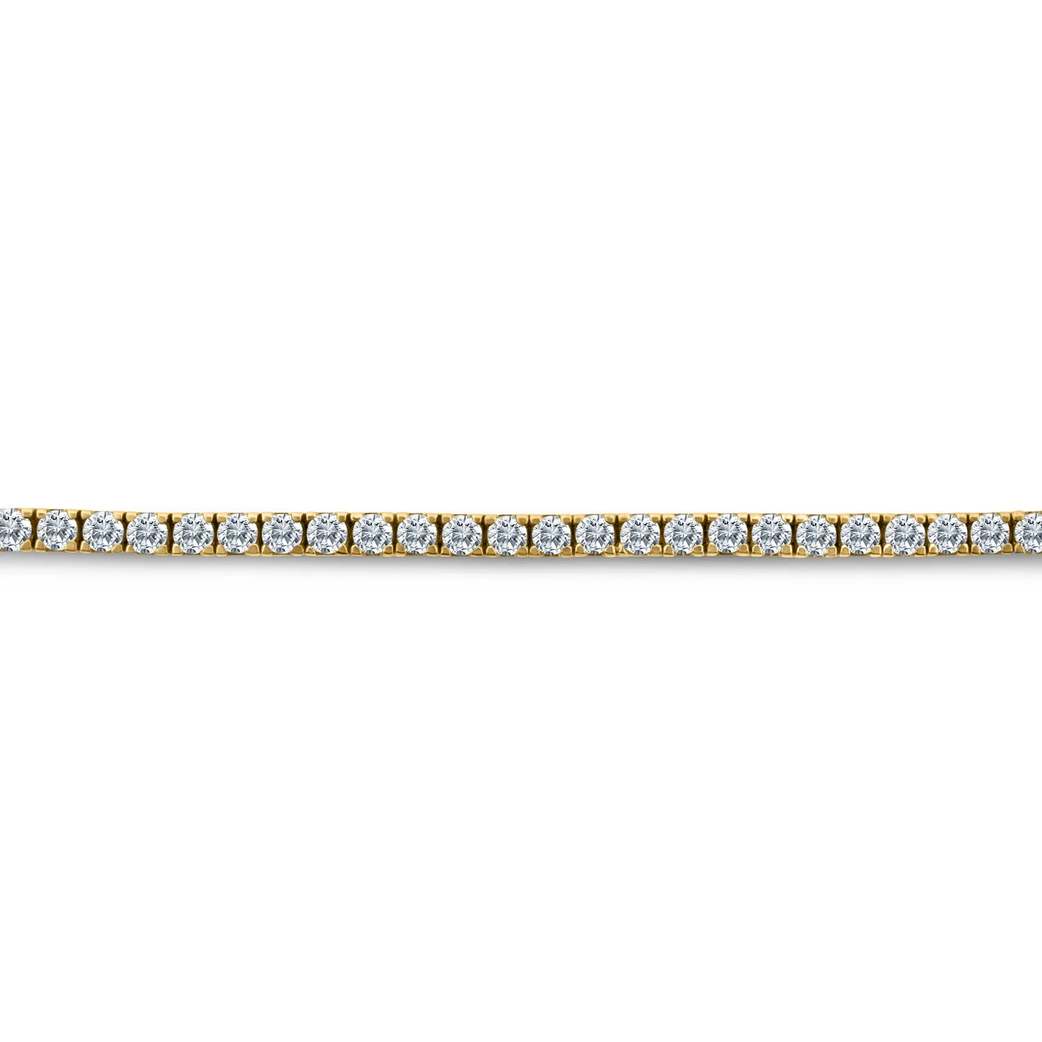 5.00ctw Natural Diamond Tennis Bracelet in 14k Yellow Gold (J-K, I1-I2)
