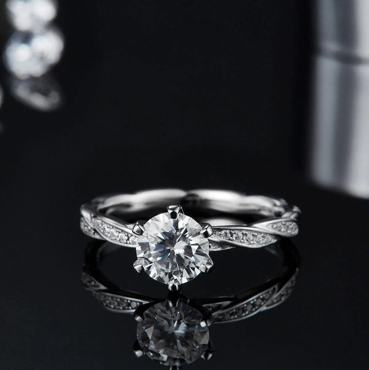 6.5mm 1.0Ct Diamond Wedding Ring