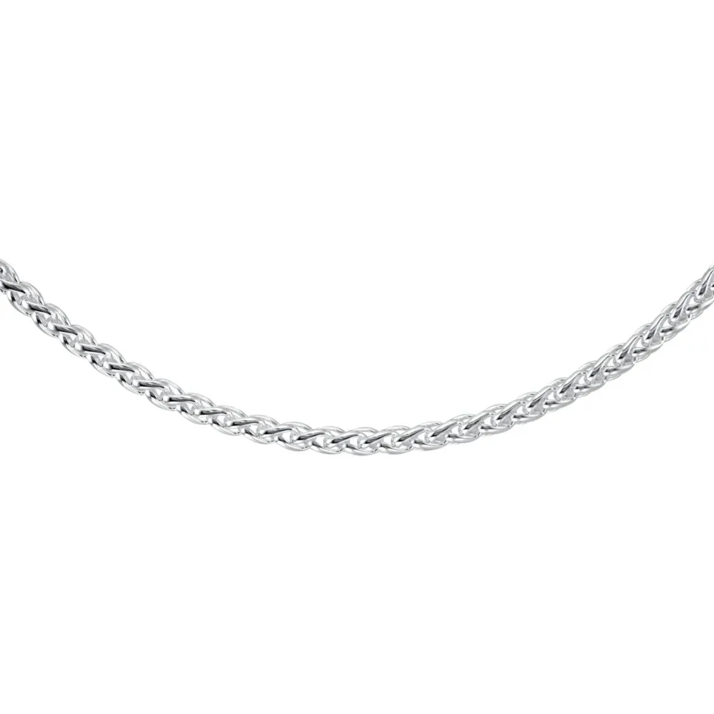 6mm Sterling Silver Wheat Chain
