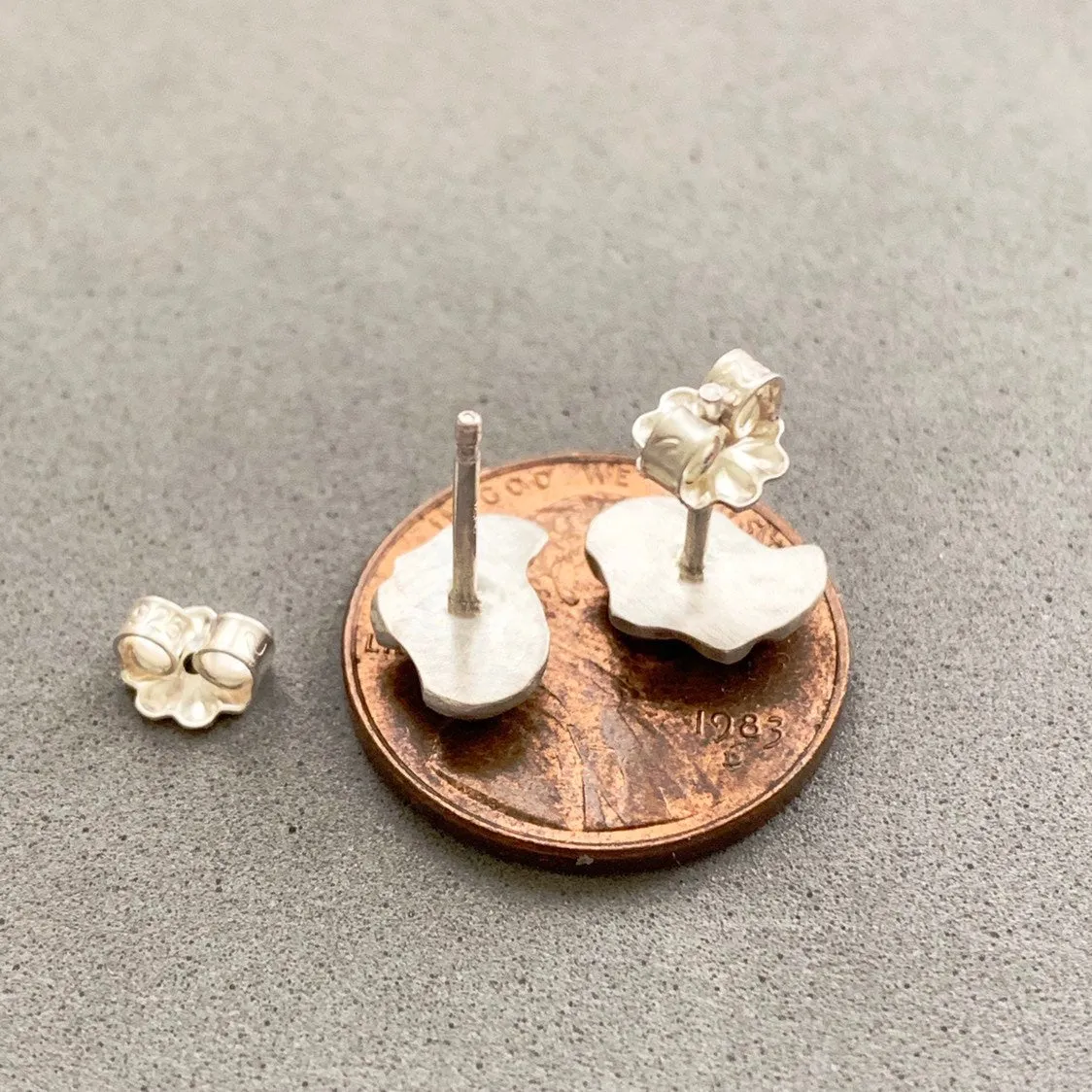 Acanthus Leaf Stud Earrings