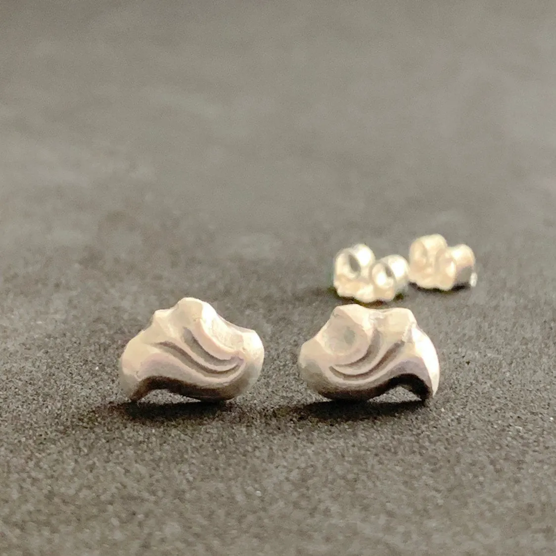 Acanthus Leaf Stud Earrings