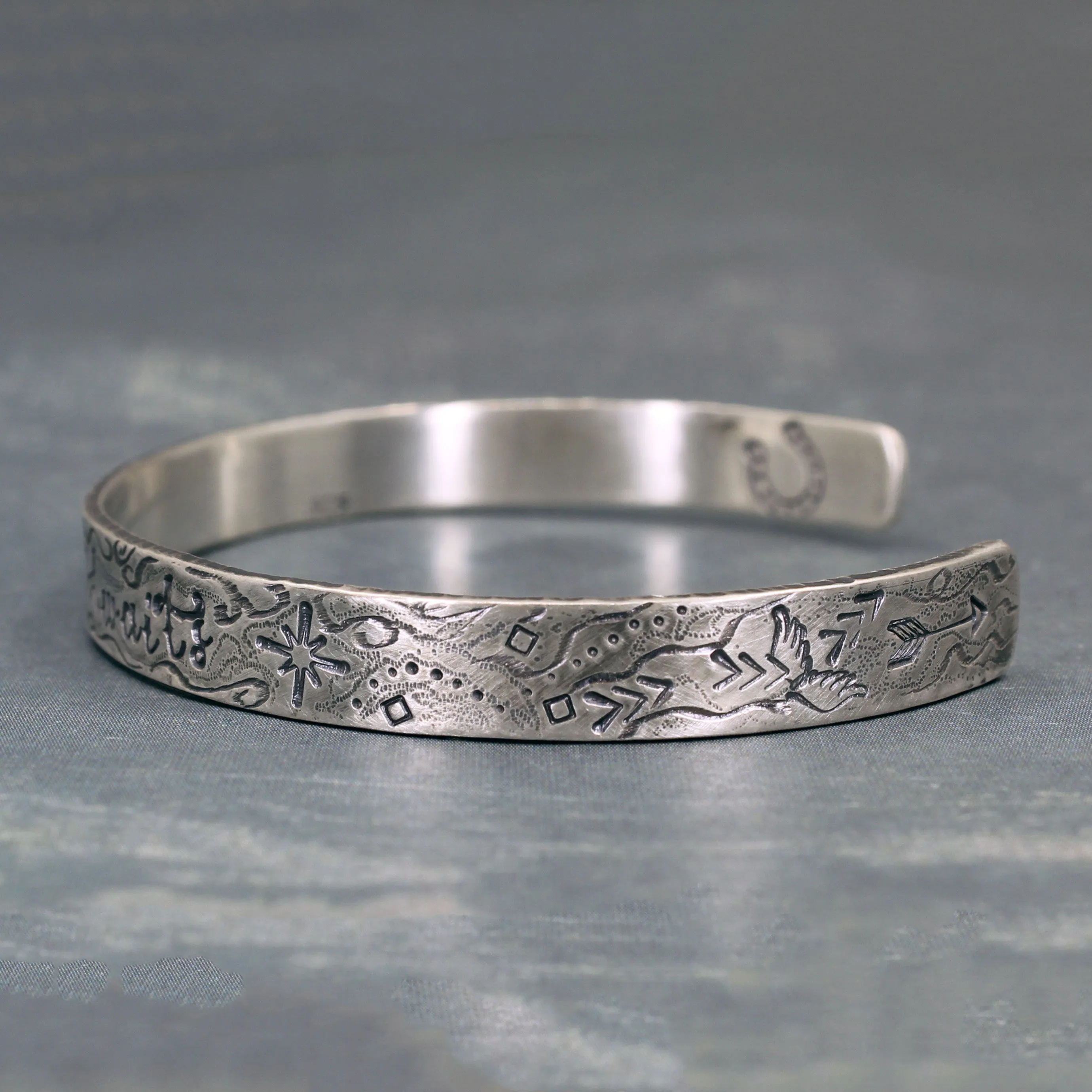 Adventure awaits bracelet cuff