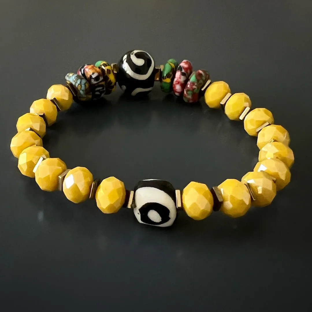 African Yellow Women Bracelet