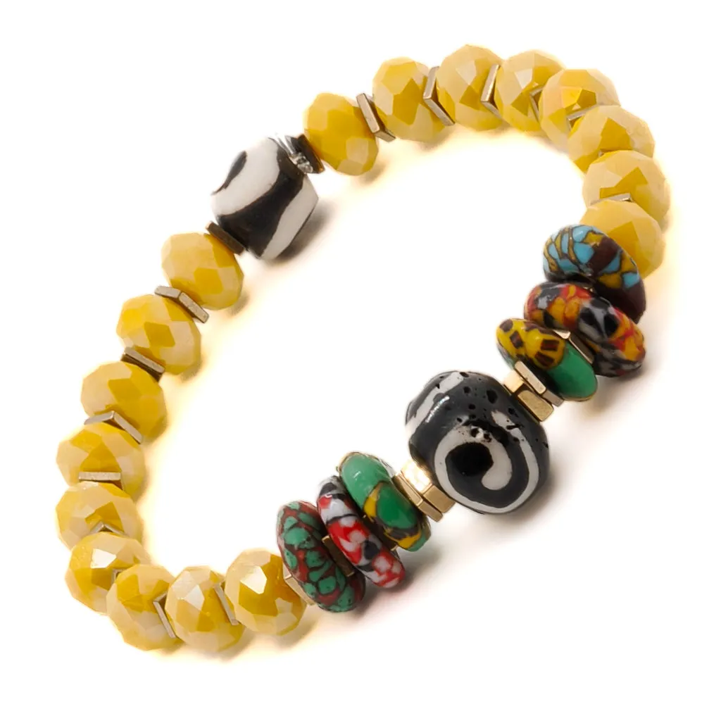 African Yellow Women Bracelet