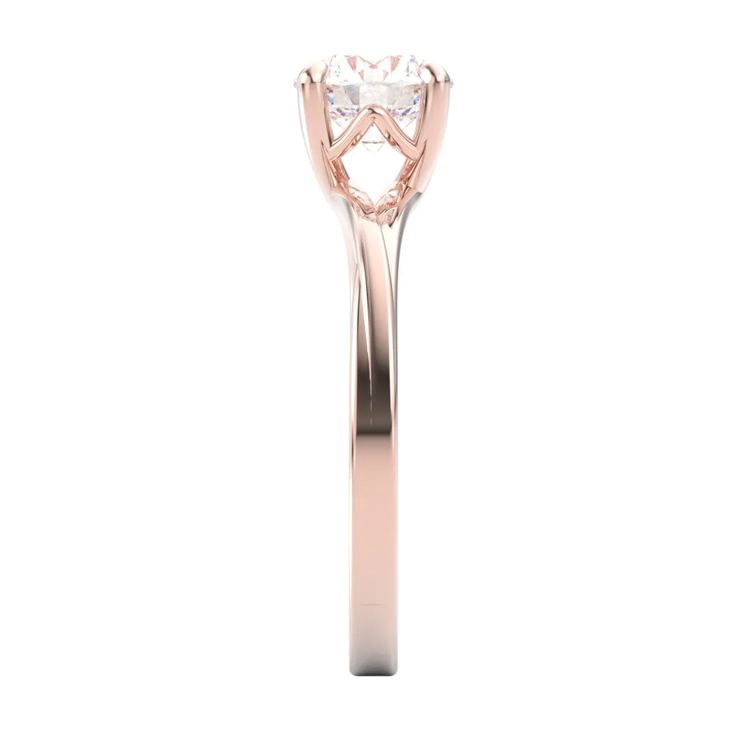 Alicia AC065D18K - Anillo de Compromiso Oro 18k