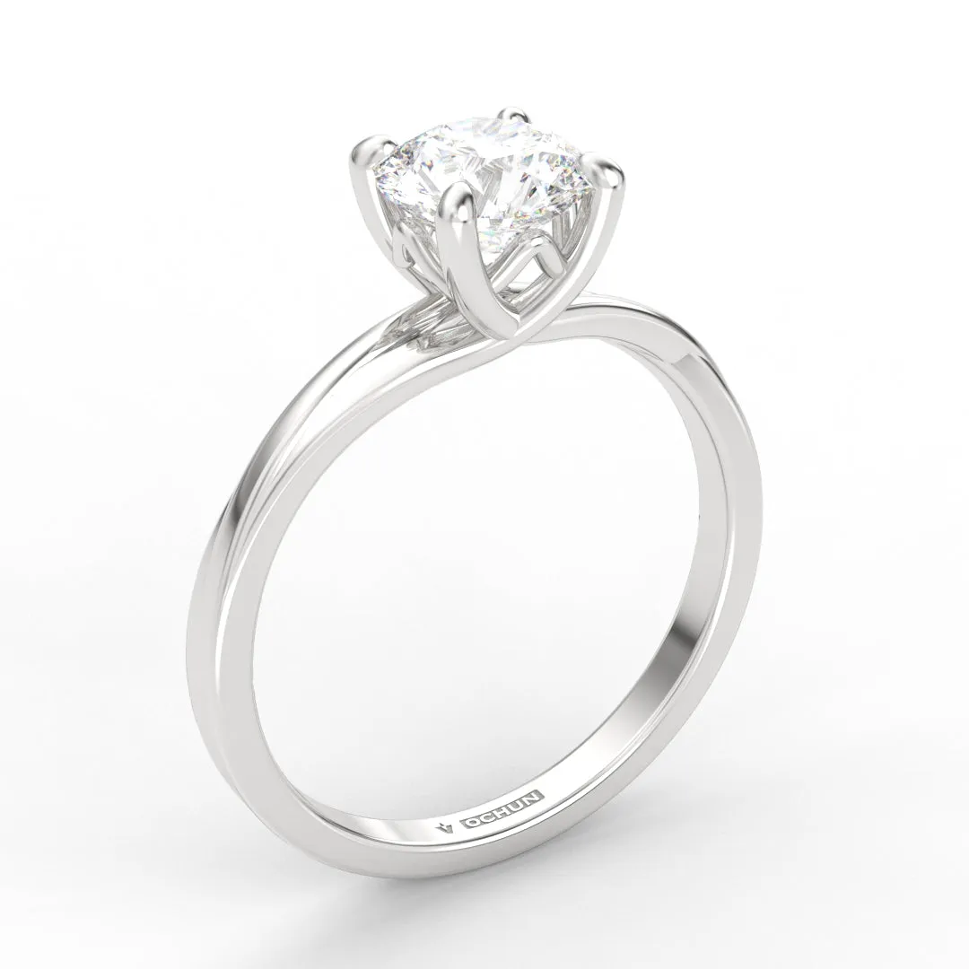 Alicia AC065D18K - Anillo de Compromiso Oro 18k