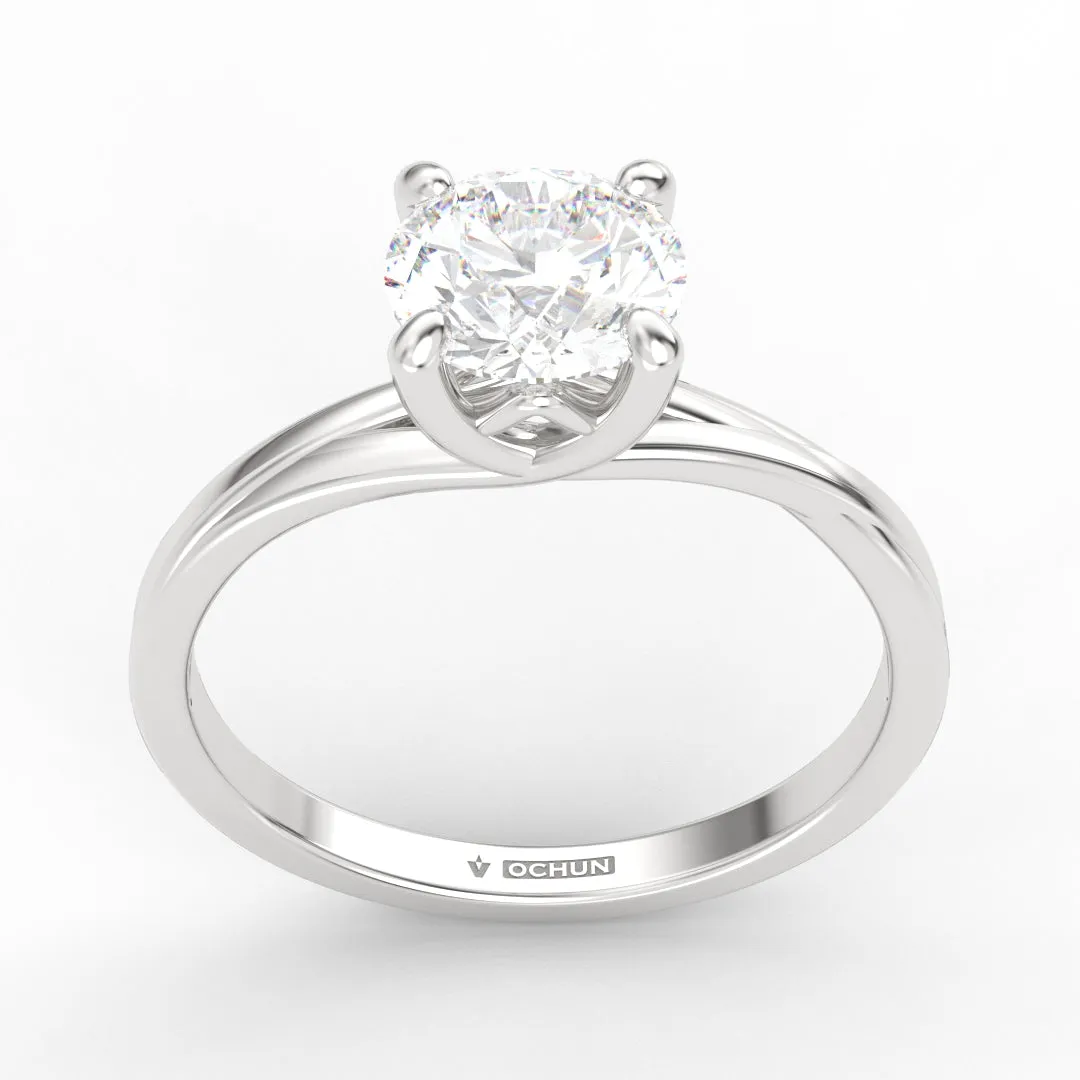 Alicia AC065D18K - Anillo de Compromiso Oro 18k