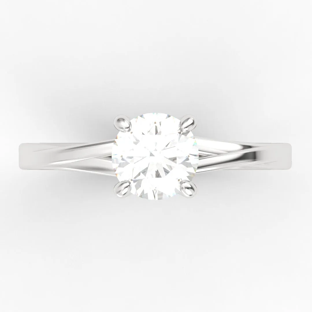 Alicia AC065D18K - Anillo de Compromiso Oro 18k