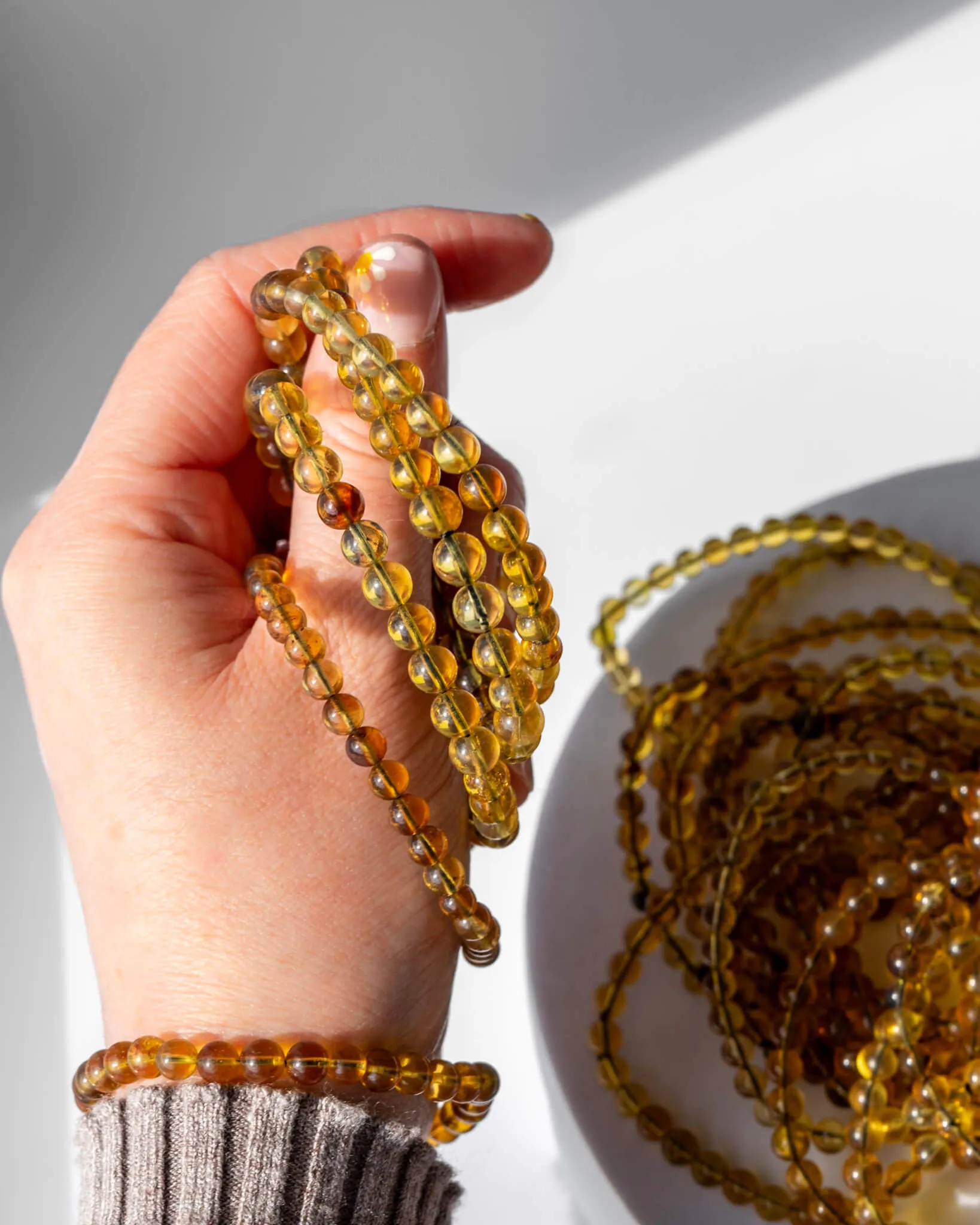 Amber Crystal Bracelet