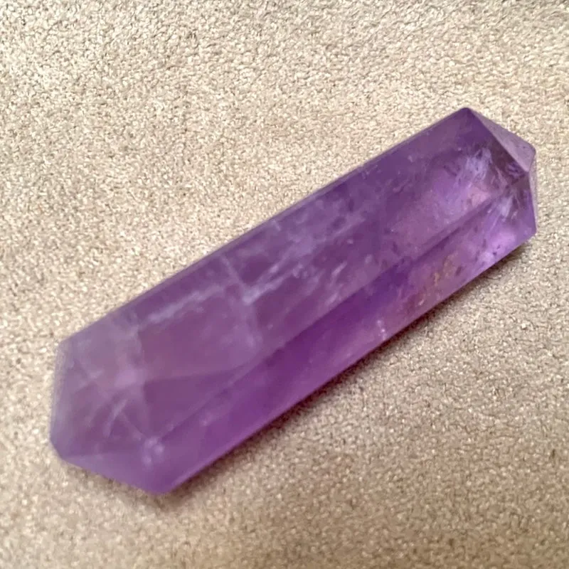 Amethyst DT Carved Crystal  (inner strength, intuition, spirituality)