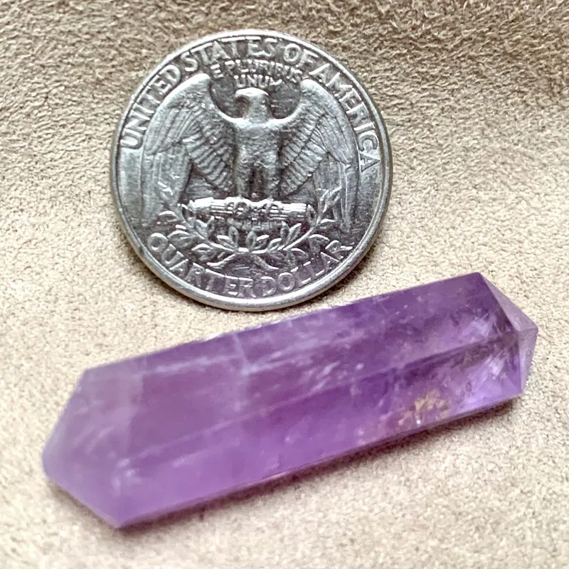 Amethyst DT Carved Crystal  (inner strength, intuition, spirituality)