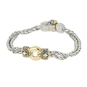 Antiqua Collection - Gold Circle Bracelet