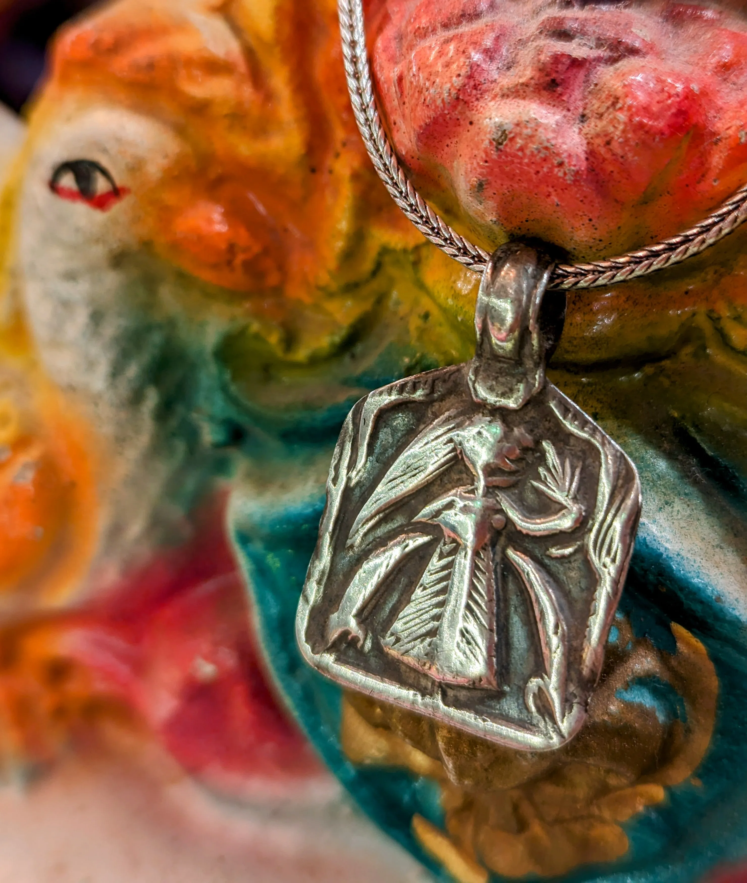 Antique Indian god amulet pendants - Kansari
