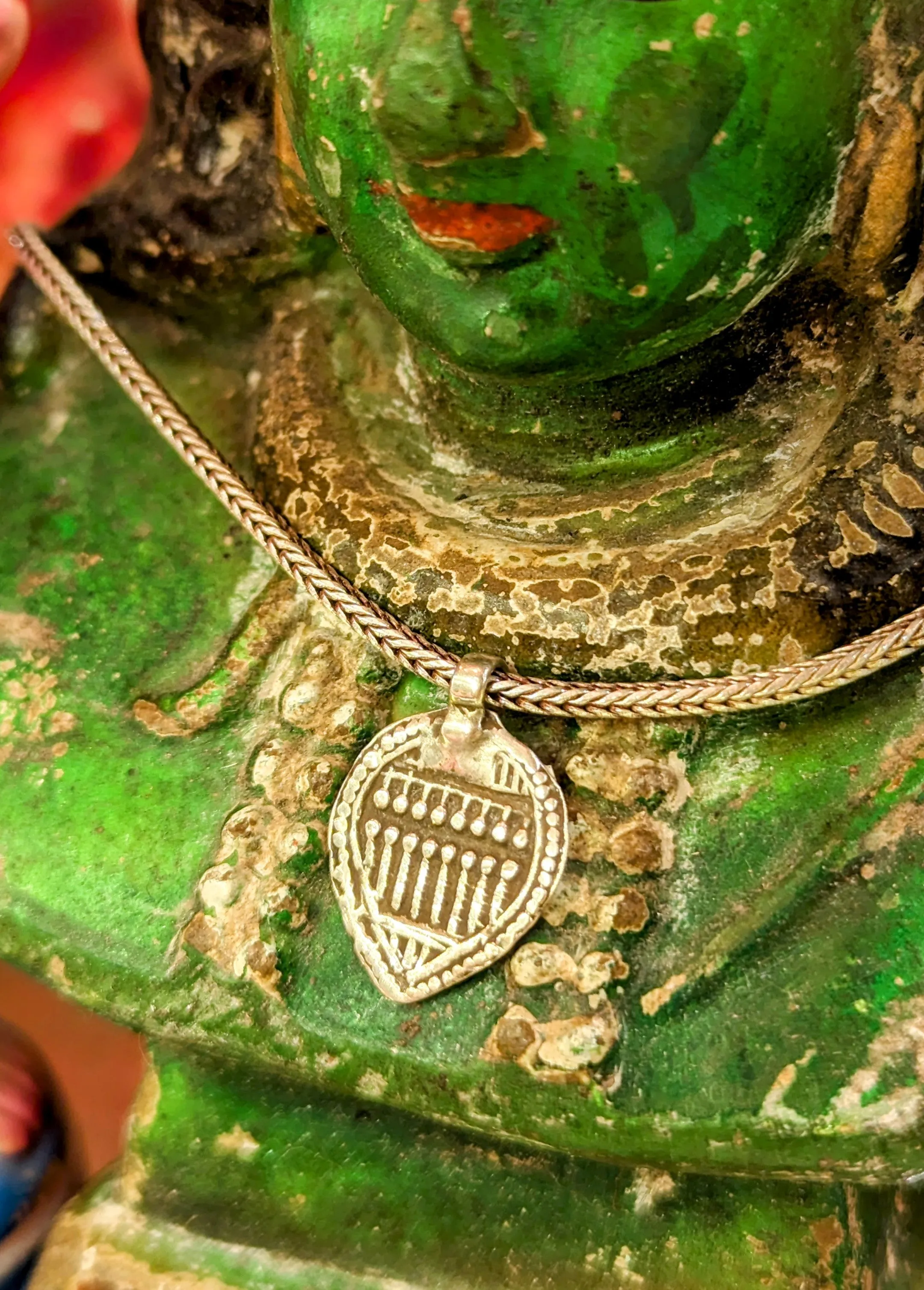 Antique Indian god amulet pendants - Seven sisters