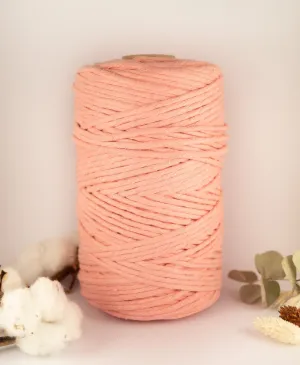 Apricot peach cotton string, 1 kg