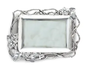 Arthur Court Grape Open Vine Rectangle Tray