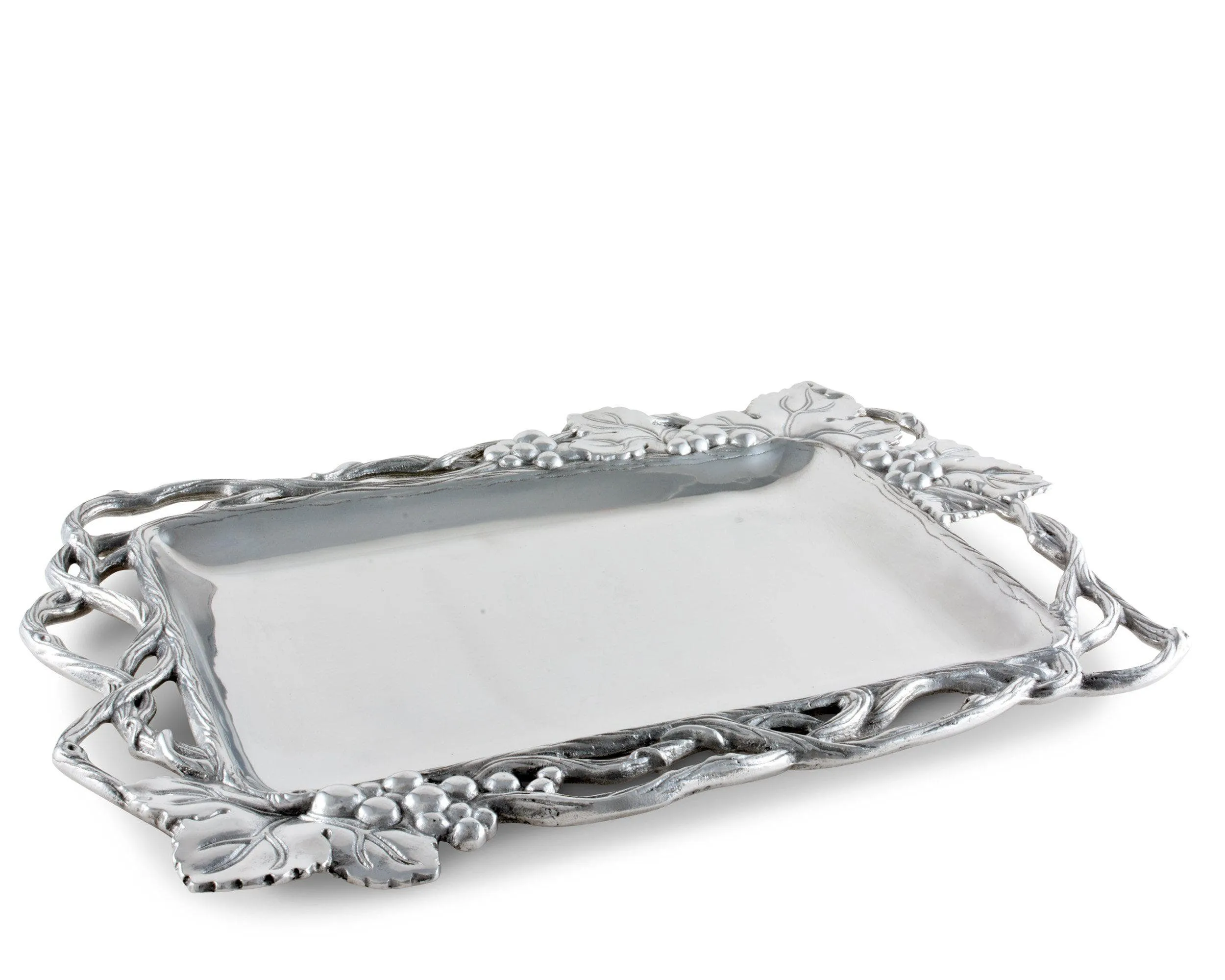 Arthur Court Grape Open Vine Rectangle Tray
